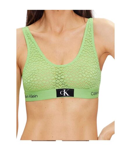 Brassière De Sport Femme Vert Calvin Klein