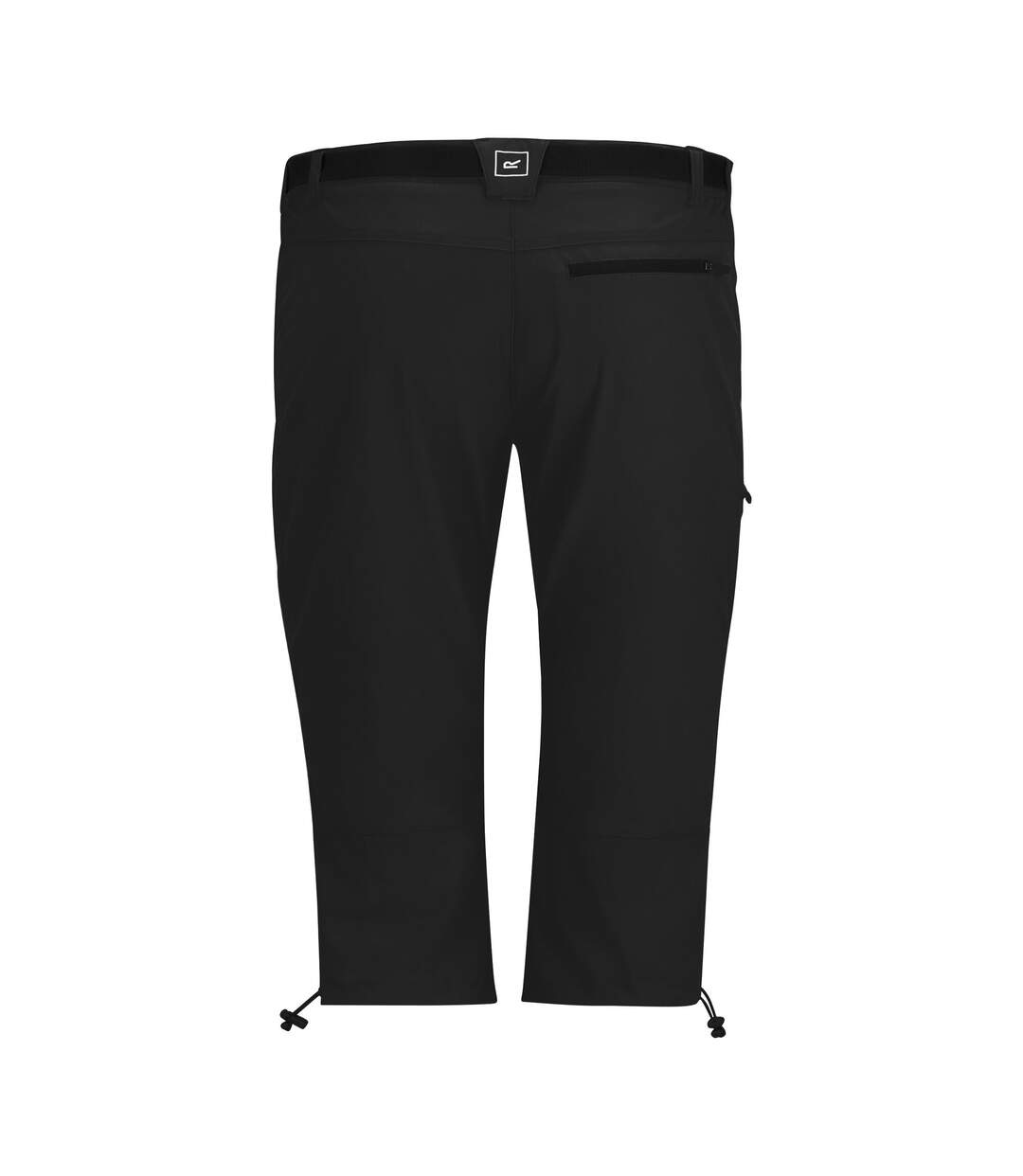 Pantacourt À Taille Semi-élastiquée Et Ceinture Amovible Xert Homme Noir Regatta-3