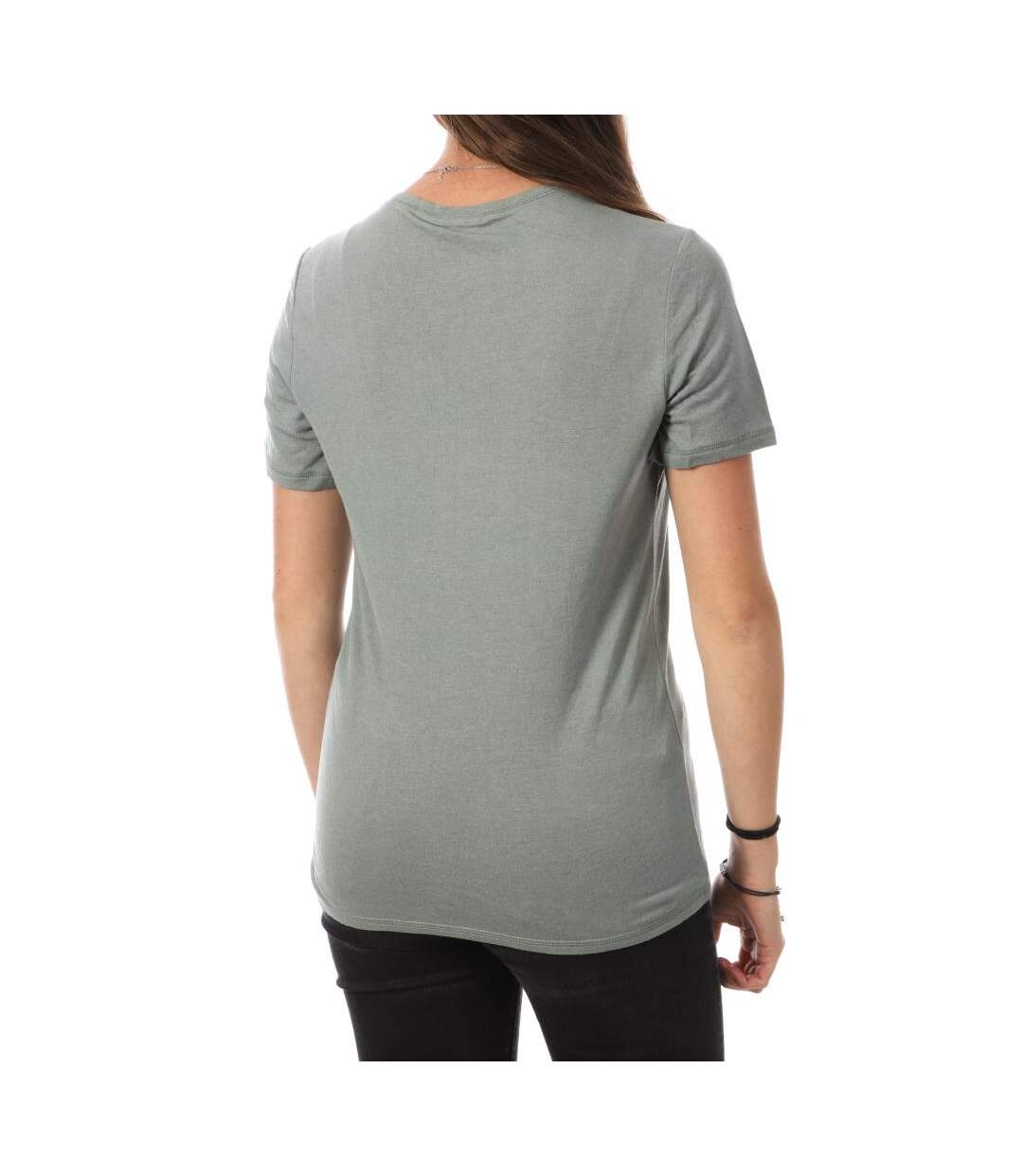 T-Shirt Vert D'eau Femme JDY Suma Wool - M-2