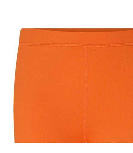 Mens Liga Short Tights Orange Puma