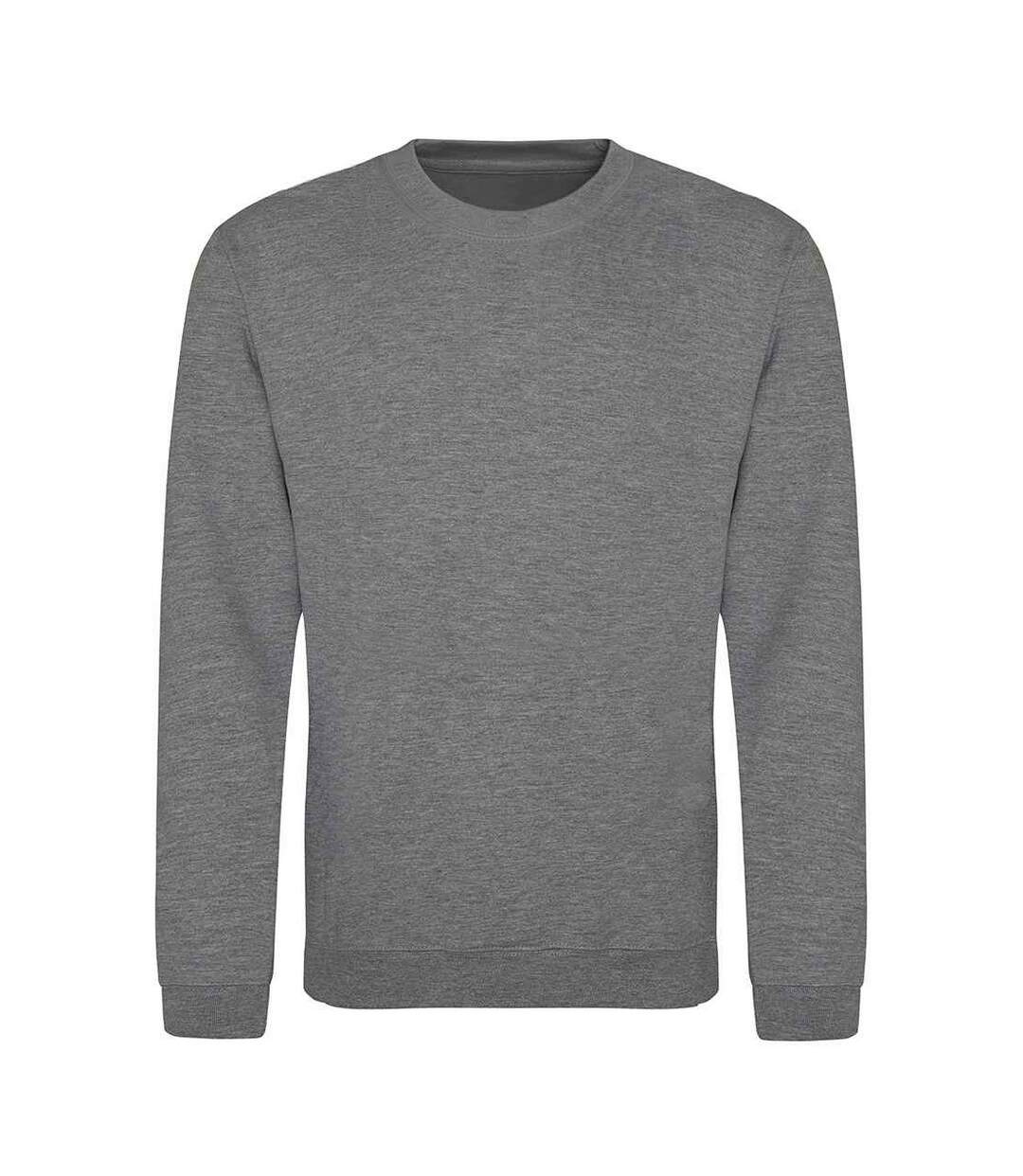 Sweat Just Hoods Adulte Graphite Chiné Awdis-1
