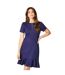 Robe droite femme bleu marine Principles-3