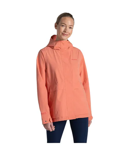 Womens/ladies National Trust Cinquefoil Waterproof Jacket Spiced Apricot Craghoppers