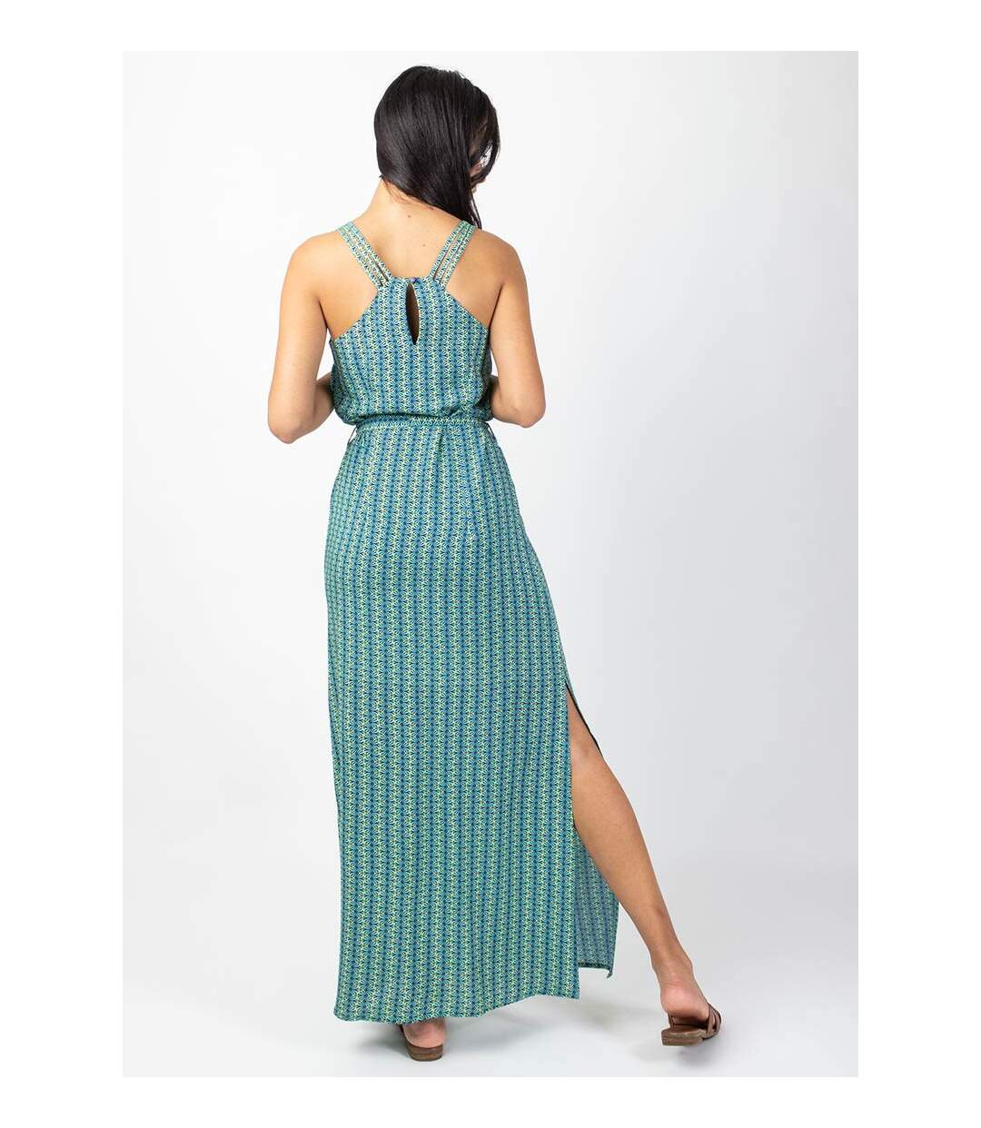 Robe longue ethnique MARISSA imprimé Coton Du Monde-4