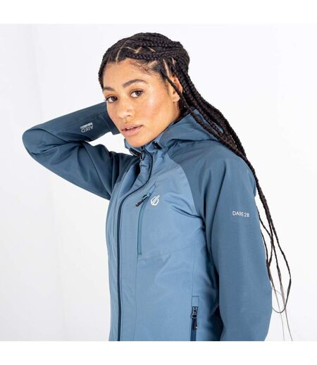 Womens/ladies veritas era recycled waterproof jacket bluestone/orion grey Regatta