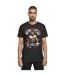 Mens Dynamite Mike Printed T-shirt Noir Mister Tee-1