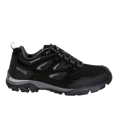 Regatta Mens Holcombe IEP Low Hiking Boots (Black/Granite) - UTRG3659