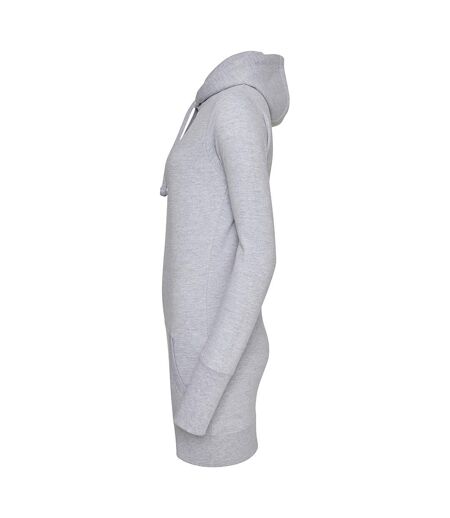 Awdis - Sweatshirt long à capuche - Femme (Gris) - UTRW167
