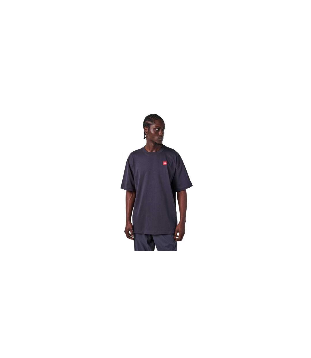 T-shirt Motif/style Logo Rectangulaire Homme Noir Obsidien The North Face-1