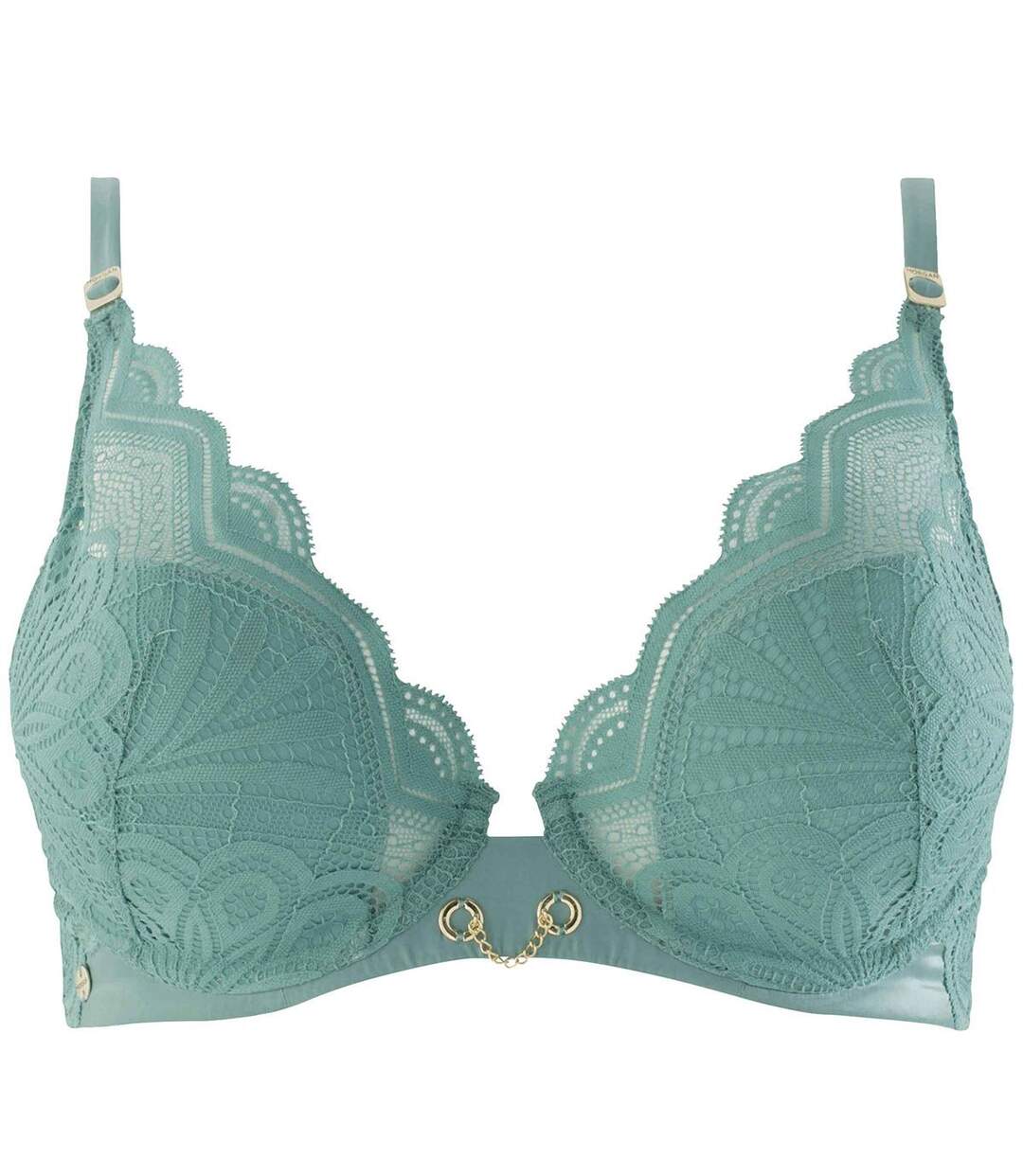 Soutien-gorge ampliforme coque moulée bleu Laura