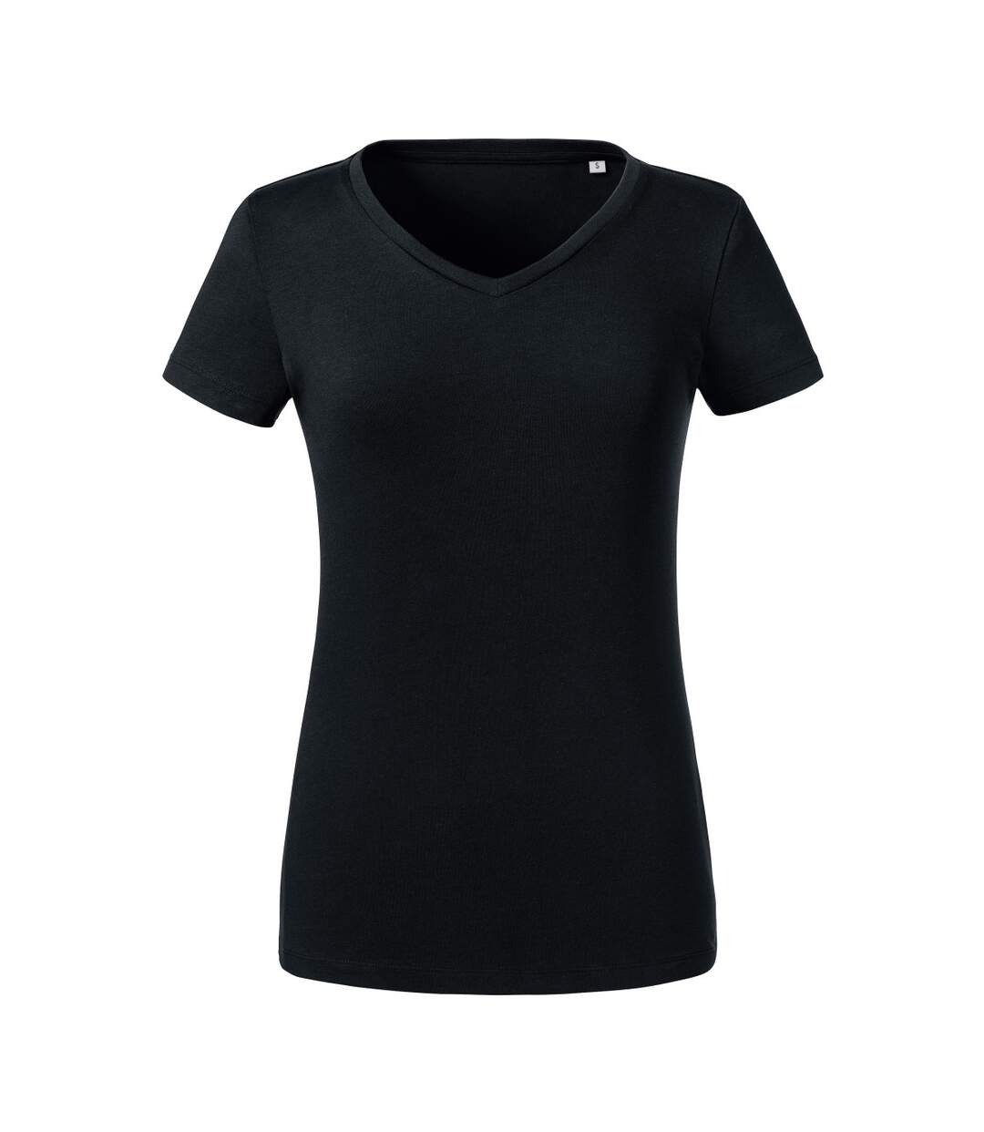 T-shirt femme noir Russell-1