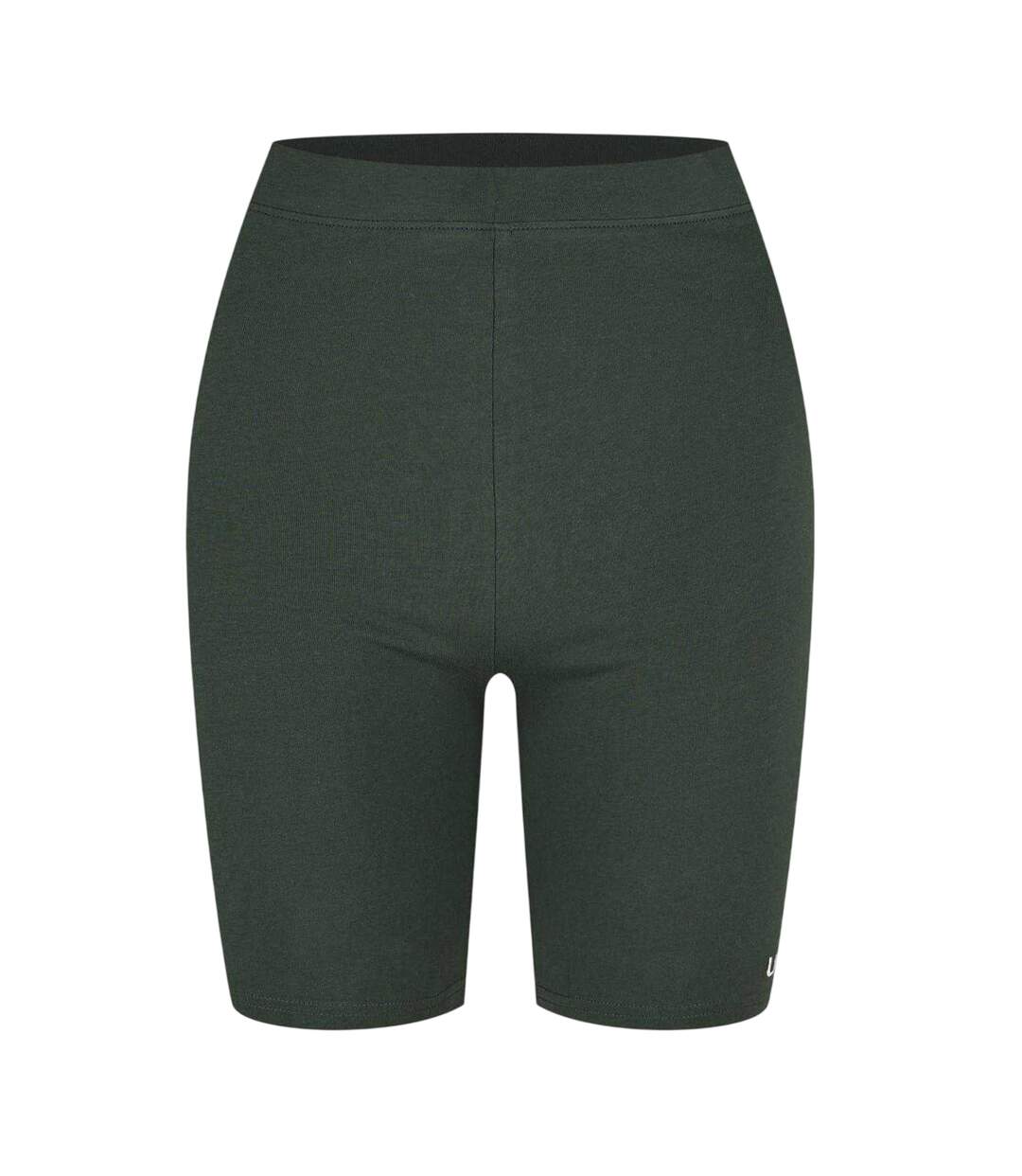 Womens/ladies Jersey Logo Slim Cycling Shorts Khaki USA Pro-1