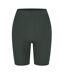 Womens/ladies Jersey Logo Slim Cycling Shorts Khaki USA Pro-1