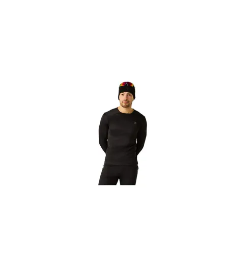 Mens Ventura Grid Crew Neck Fleece Top Black Dare 2B