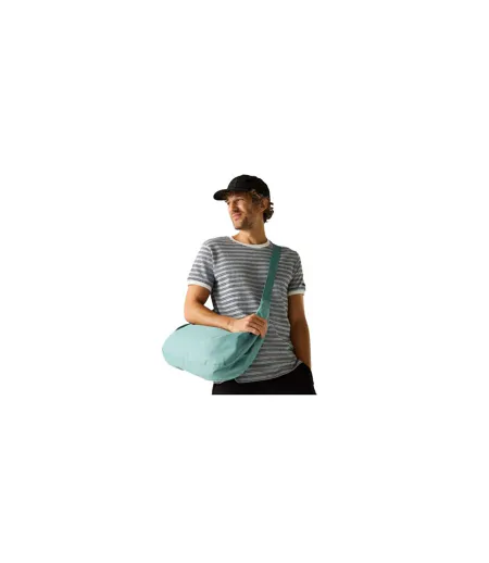 Mens Benlin Striped T-shirt White Navy Regatta