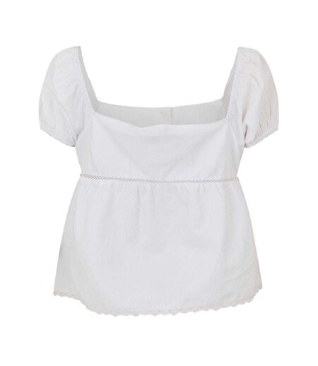 Haut Motif/style Brodé Femme Blanc Vif Jack Wills