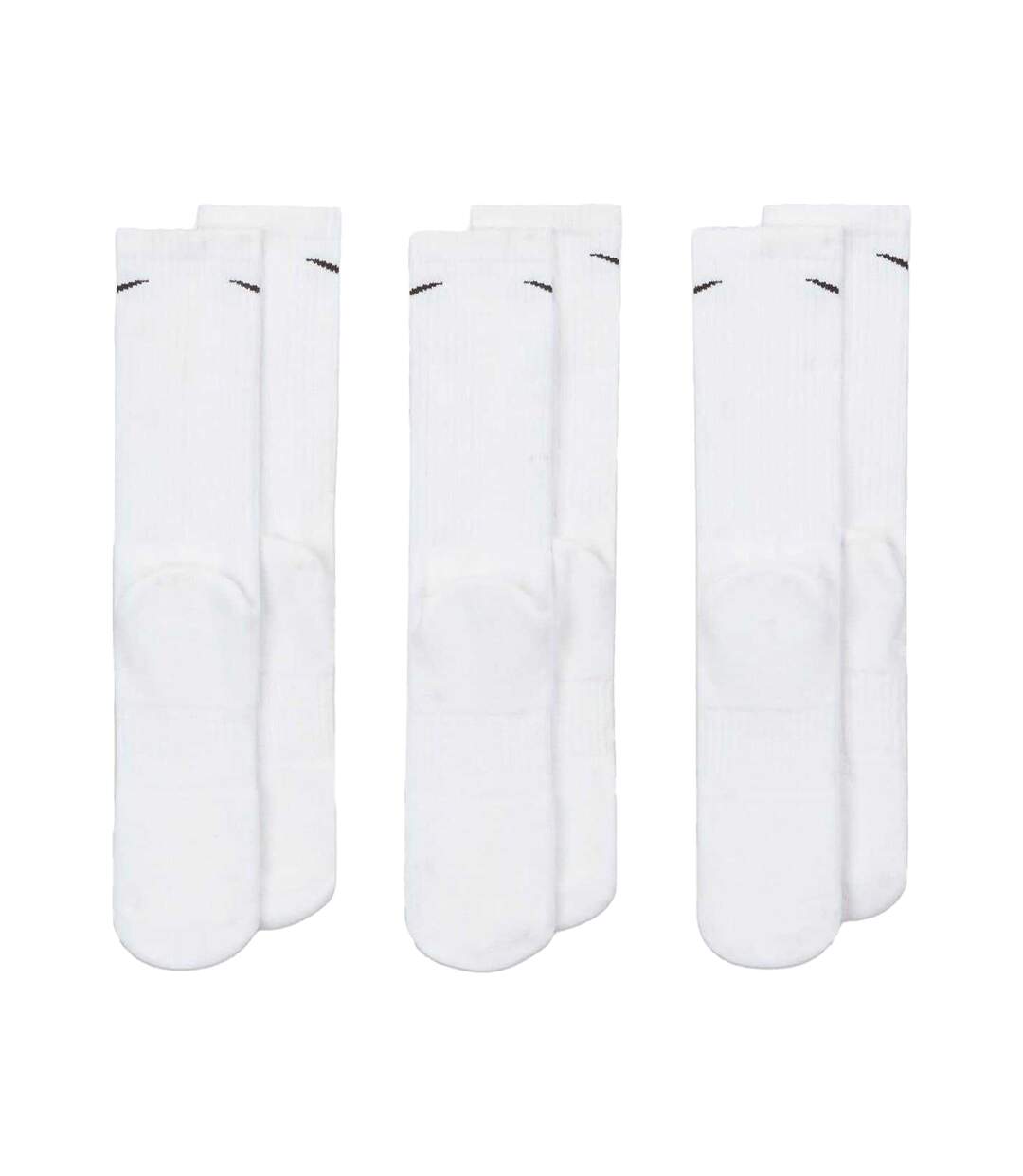 Lot De 3  Chaussettes Everyday Adulte Blanc Noir Nike-2