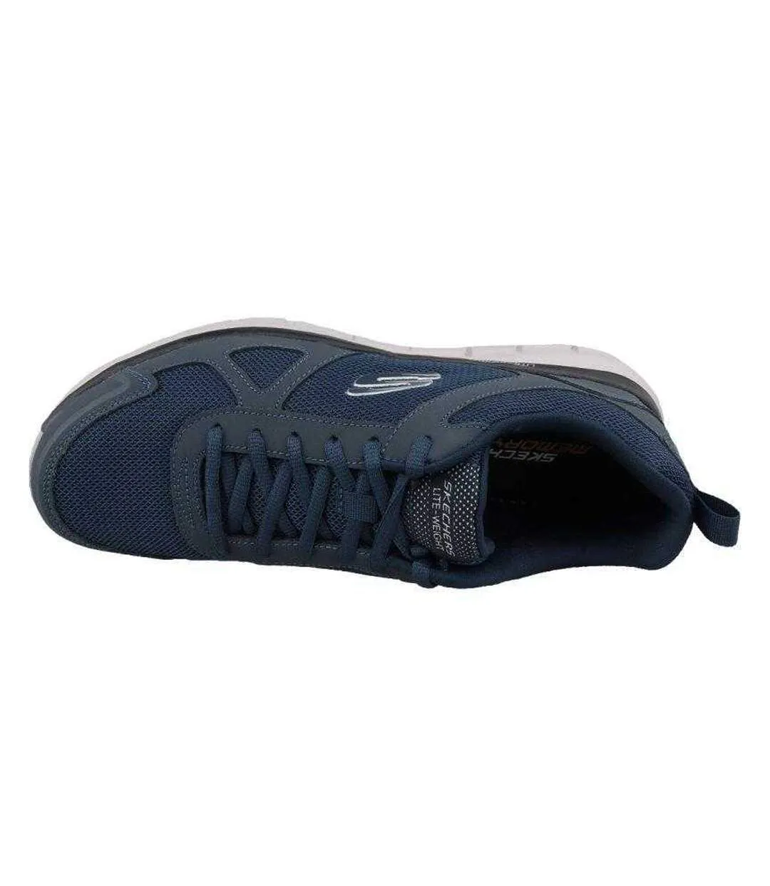 Mens Track Scloric Shoes Navy Blue Skechers-3