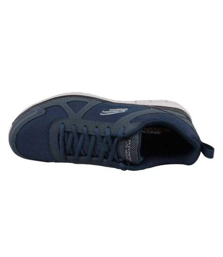 Mens Track Scloric Shoes Navy Blue Skechers