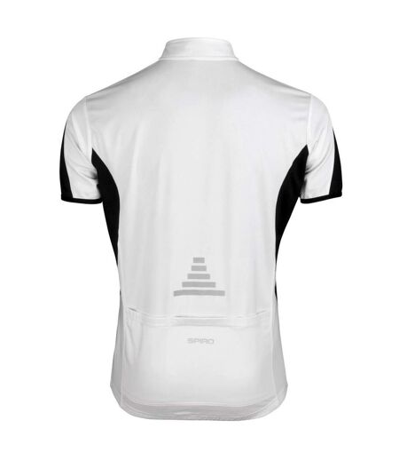 Maillot De Cyclisme Bikewear Homme Blanc / Noir Spiro Spiro