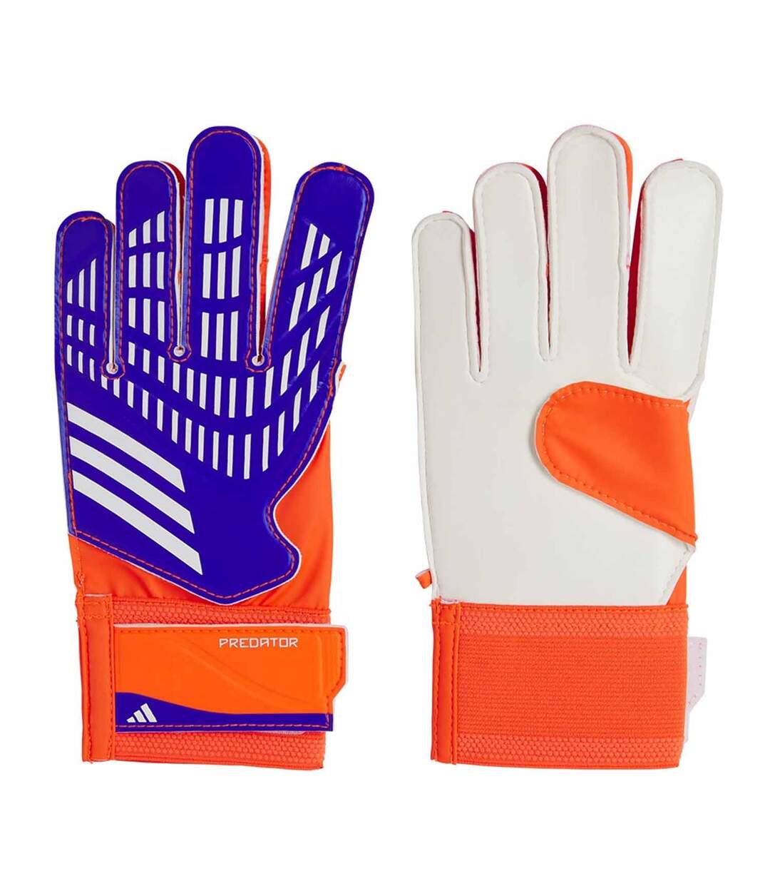 Gants De Gardien De But Entraînement Predator Enfant Bleu Orange Blanc Adidas-3