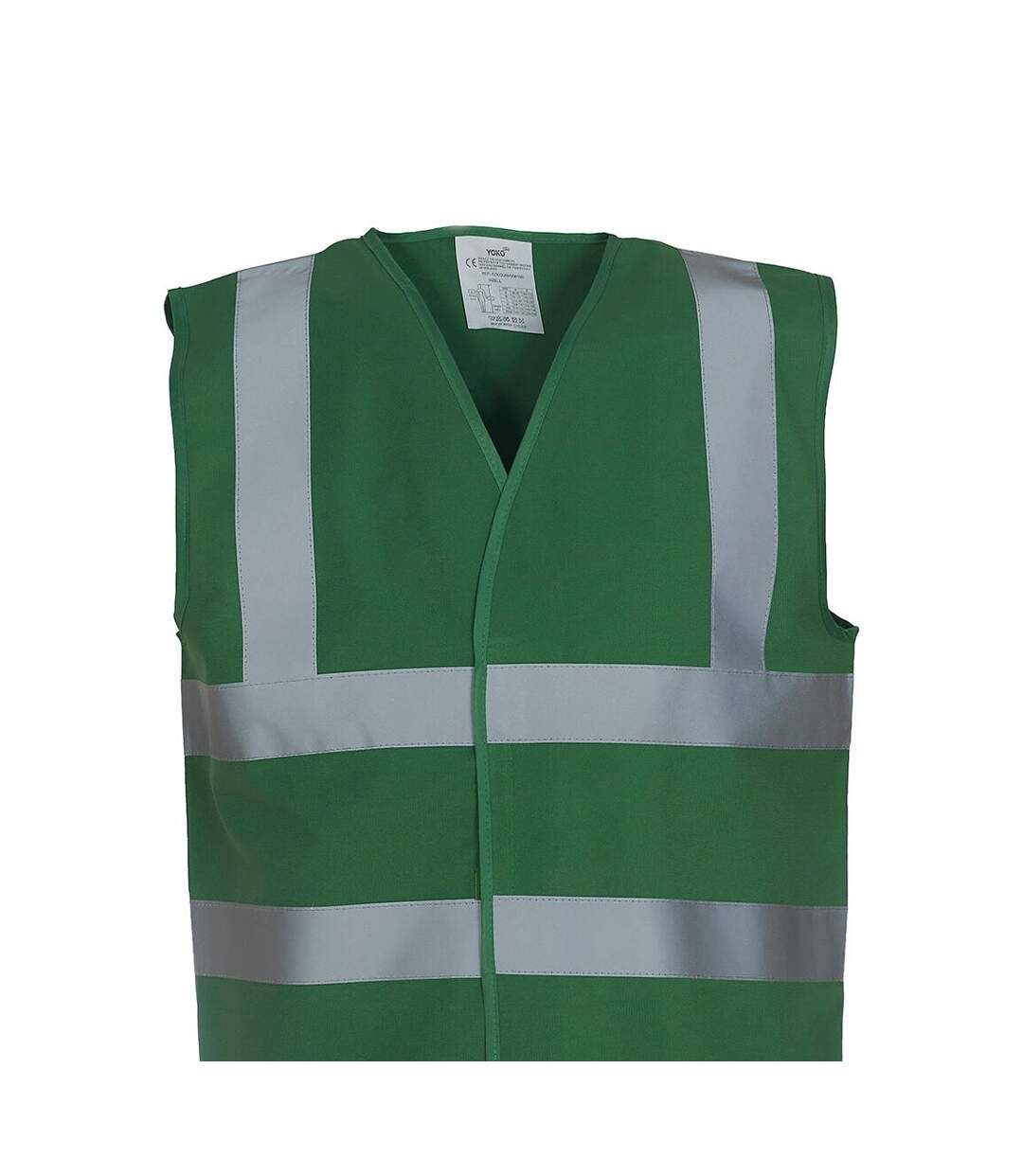 Gilet adulte vert Yoko-2