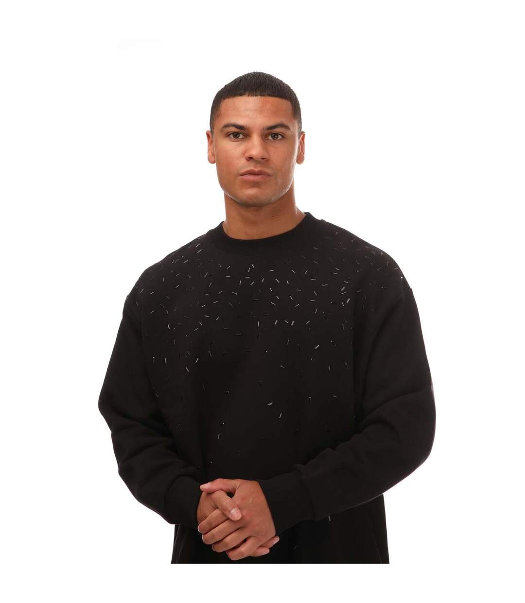 Sweat Homme Noir Armani-4