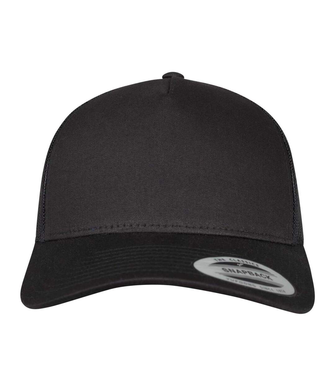 Casquette Trucker Motif/style Rétro Adulte Noir Flexfit-4