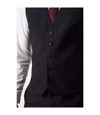 Burton Mens Essential Single-Breasted Tailored Vest (Charcoal)
