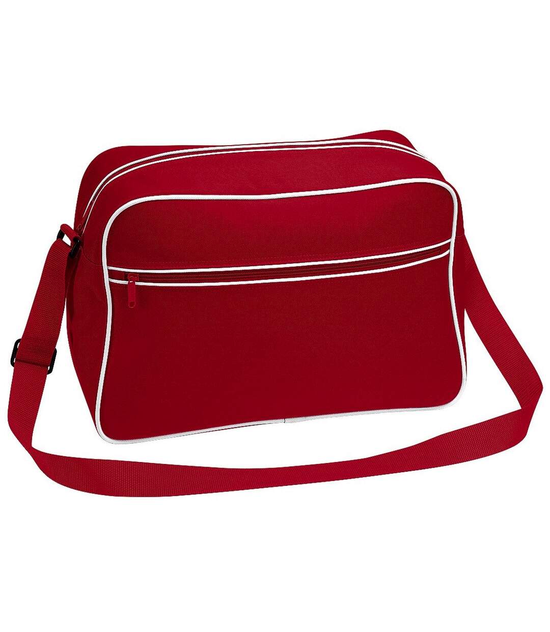 Sac bandoulière taille unique rouge classique / blanc Bagbase-1