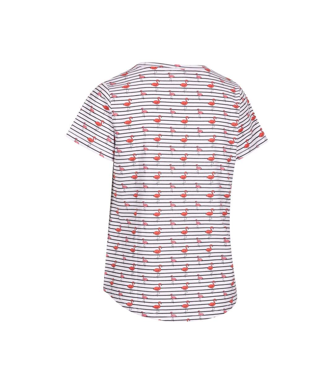 Womens/ladies cara flamingo casual top white Trespass-2