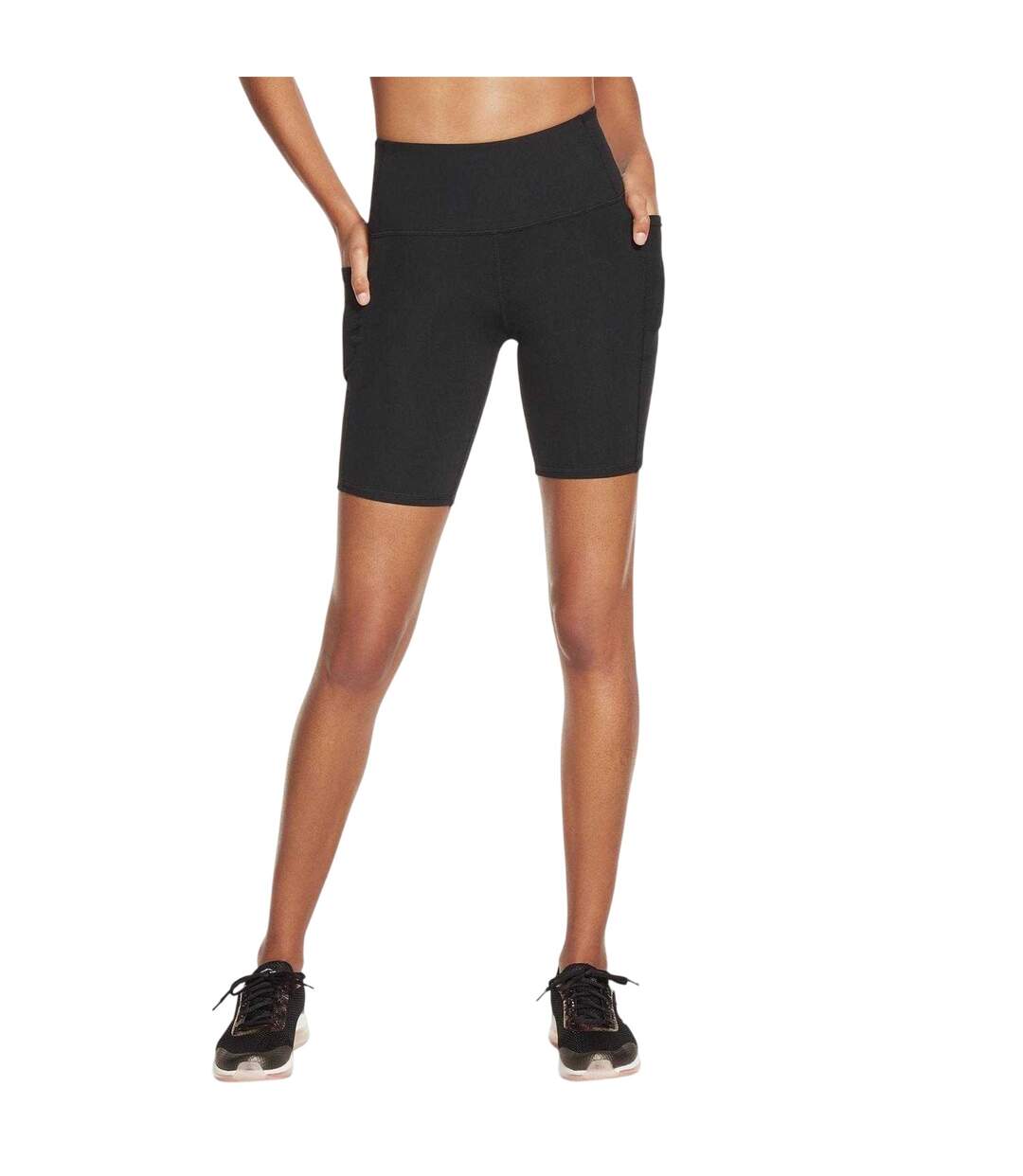 Short Sport Go Walk Femme Noir Skechers-1