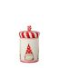 Boîte Déco en Dolomite Père Noël 26cm Rouge-3