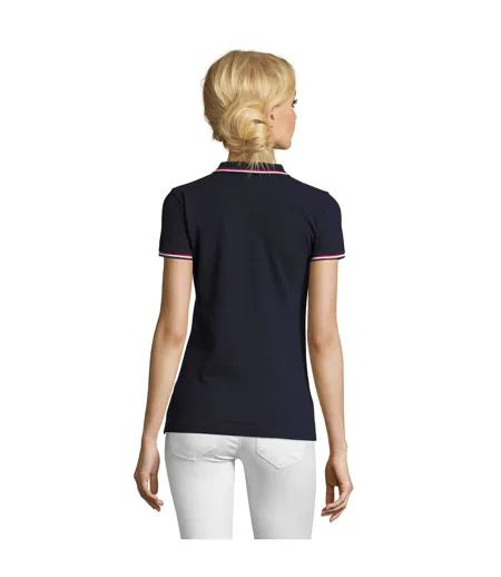 Polo Prestige Femme Bleu Marine Français SOLS