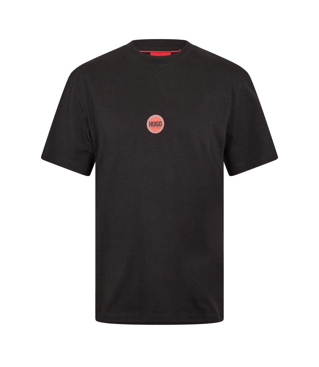 Mens Cotton Jersey T-shirt Black Hugo-2