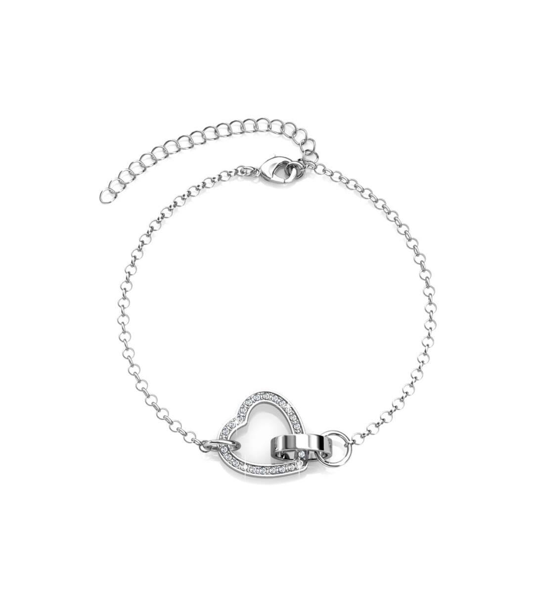 Parure et Coffret Locked Heart Lovett, Cristal d'Autriche-3