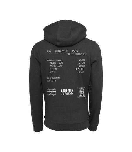 Sweat À Capuche Cash Only Homme Anthracite Mister Tee