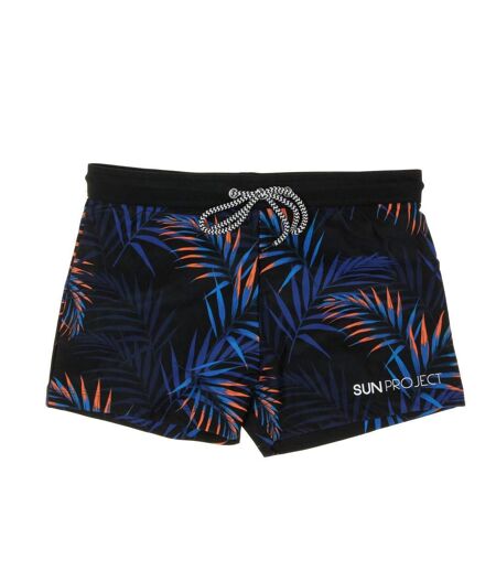 Boxer de bain noir/orange homme sun project 1988 - l
