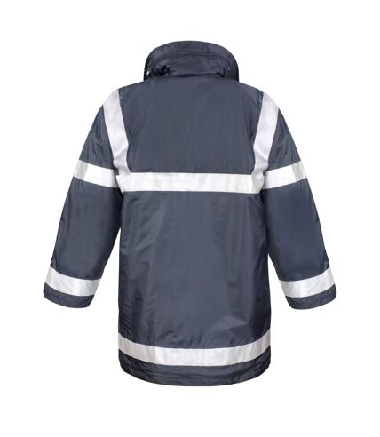 Manteau management adulte bleu marine WORK-GUARD by Result