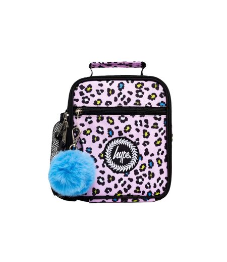 Hype Leopard Print Lunch Bag (Lilac) (One Size) - UTHY9043