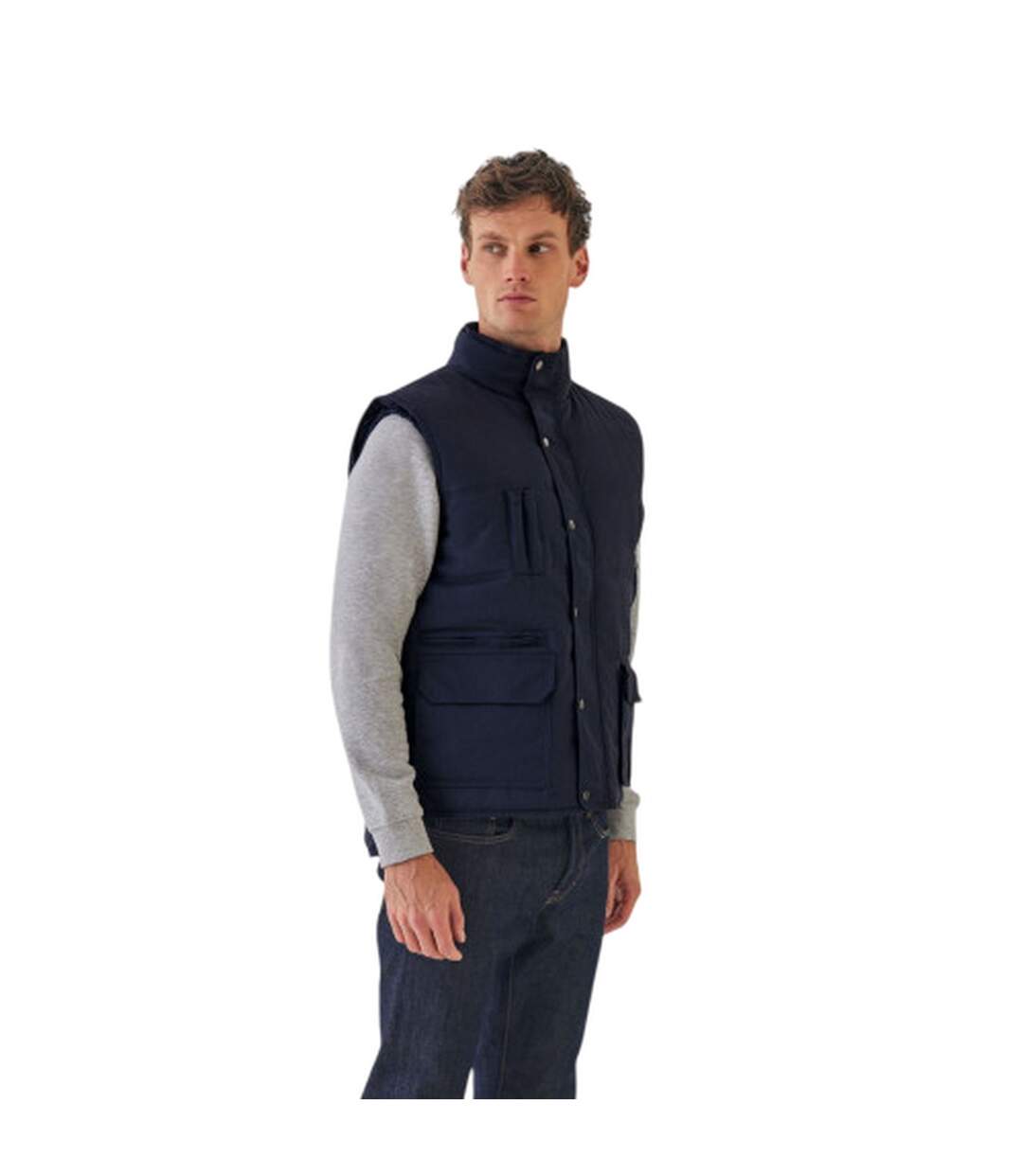 Veste Sans Manches Explorer Homme Bleu Marine B&C-1
