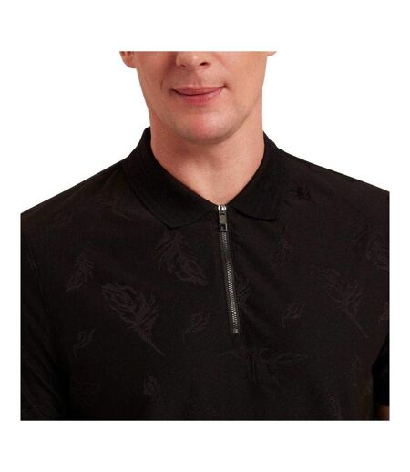 Polo Motif/style Plumes Neyack Homme Noir Ted Baker