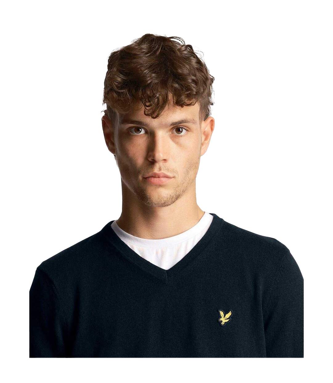 Pull Merino Homme Bleu Marine Lyle & Scott-4