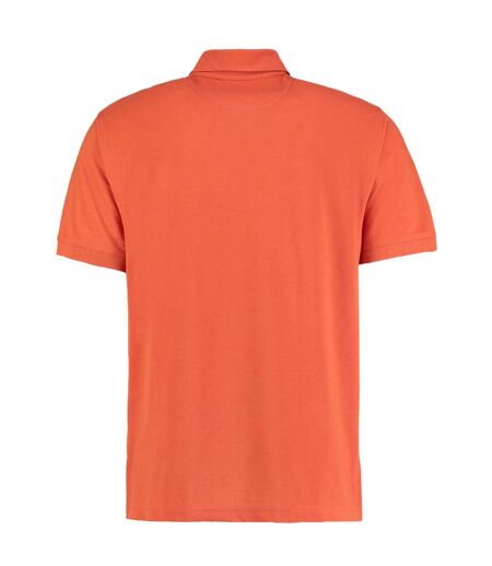 Polo à manches courtes homme orange Kustom Kit