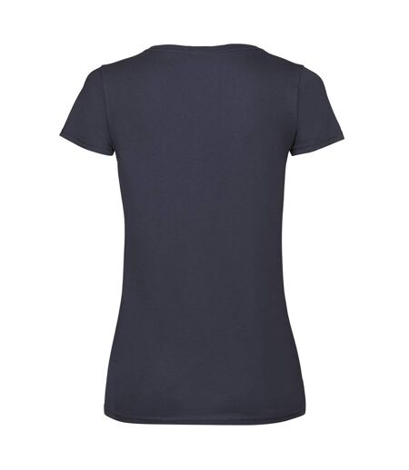 T-shirt Valueweight Femme Bleu Marine Sombre Fruit Of The Loom