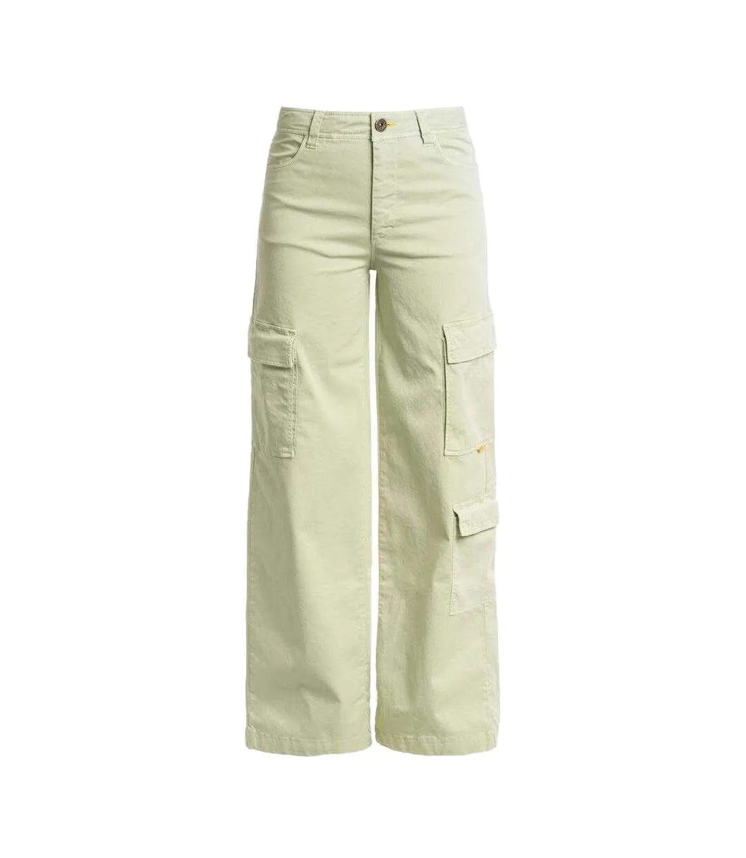 Womens/ladies Lela Nile Cargo Trousers Cream Parajumpers-1