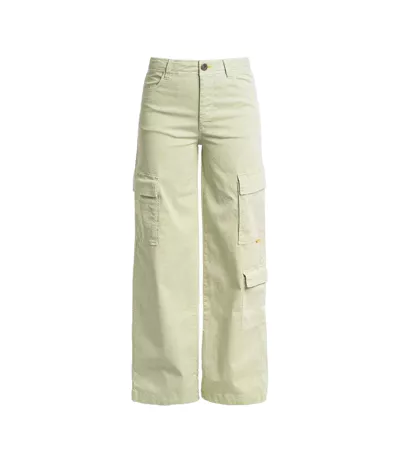Womens/ladies Lela Nile Cargo Trousers Cream Parajumpers