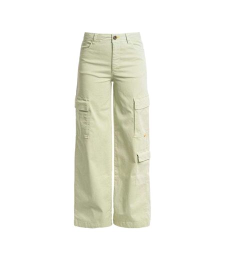 Womens/ladies Lela Nile Cargo Trousers Cream Parajumpers