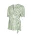 Blouse Manches Bouffantes Motif/style Cœurs Femme Vert De Gris Mamalicious-1