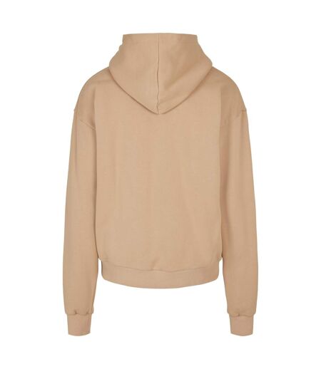 Build Your Brand Mens Ultra Heavyweight Hoodie (Union Beige)
